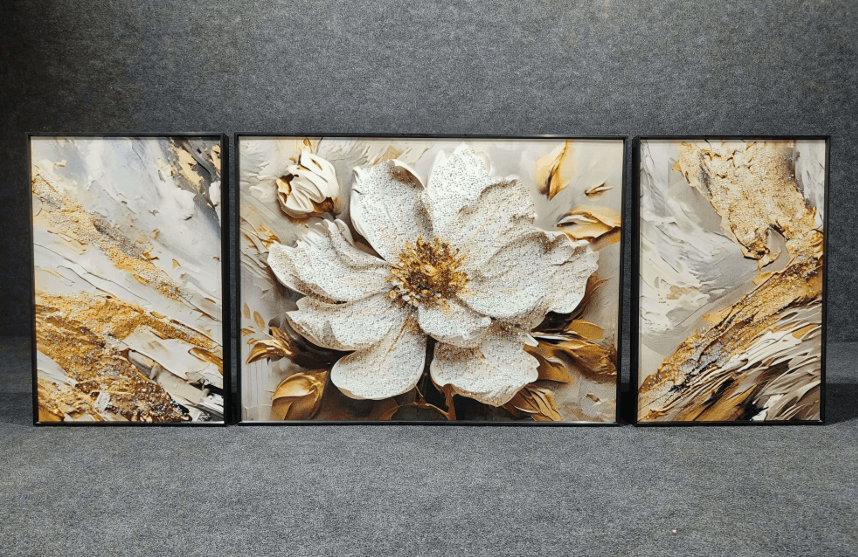 Modern Crystal Painting set of 3 42